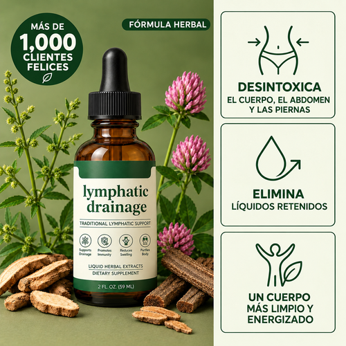 Herborá™ | Drena Naturalmente la Hinchazón del Rostro, Abdomen y Piernas