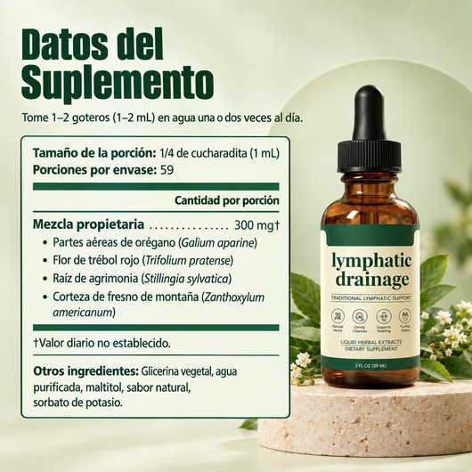 Herborá™ | Drena Naturalmente la Hinchazón del Rostro, Abdomen y Piernas