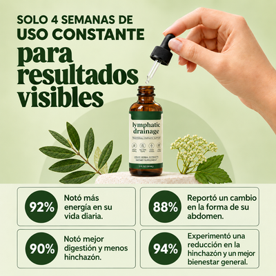 Herborá™ | Drena Naturalmente la Hinchazón del Rostro, Abdomen y Piernas